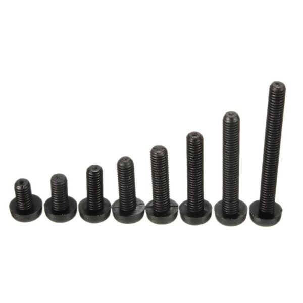 Tornillo Nylon Cabeza Redonda M3 (10 piezas) 5, 6, 8, 10, 12, 15, 18, 20, 25 mm