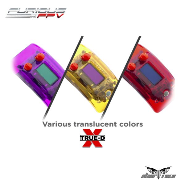 FuriousFPV - Paquete de cubiertas True-D X - Púrpura + Rojo + Amarillo