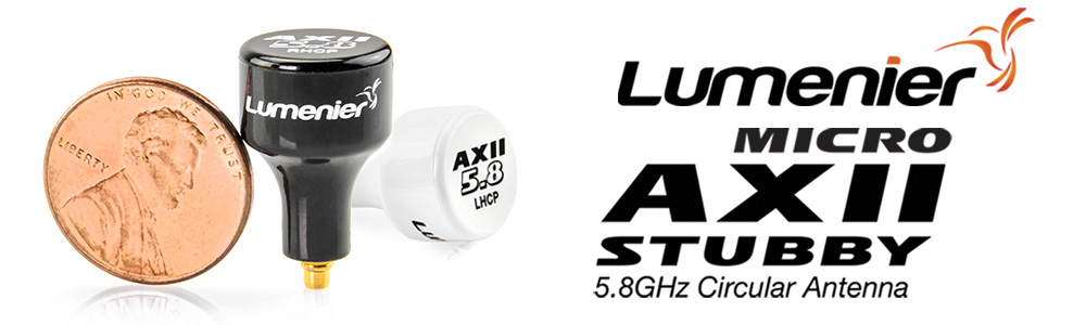 Antena Lumenier Micro AXII Stubby MMCX 5.8GHz (RHCP)