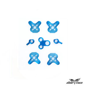envio rápido de peças sobressalentes 3d peças sobressalentes um mini x2 frame drone fpv azul