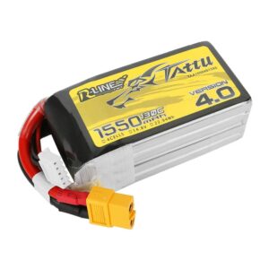Acquista la batteria Tattu R-Line versione 4.0 1550mAh 14.8V 130C 4S1P Lipo con spina XT60