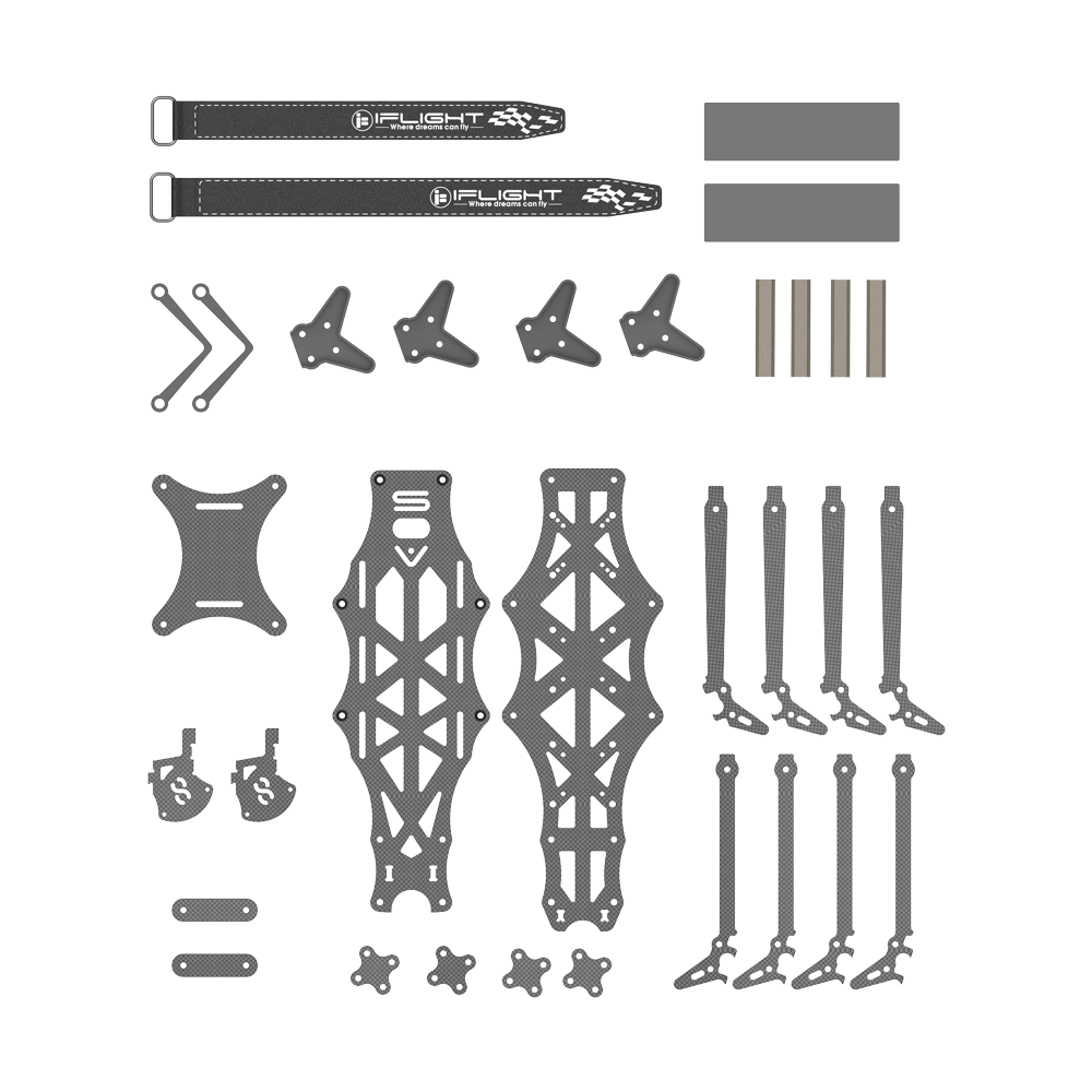 IiFlight Kit de Frame AOS 7 O3-7 Comprar IiFlight Kit de Frame AOS 7 O3