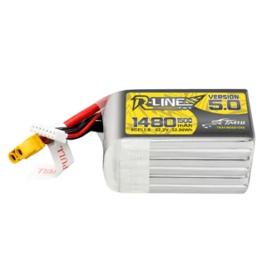 Comprar Batería Tattu R-Line versión 5.0 de 1480 mAh, 22,2 V, 150 C y 6S Lipo con conector XT60