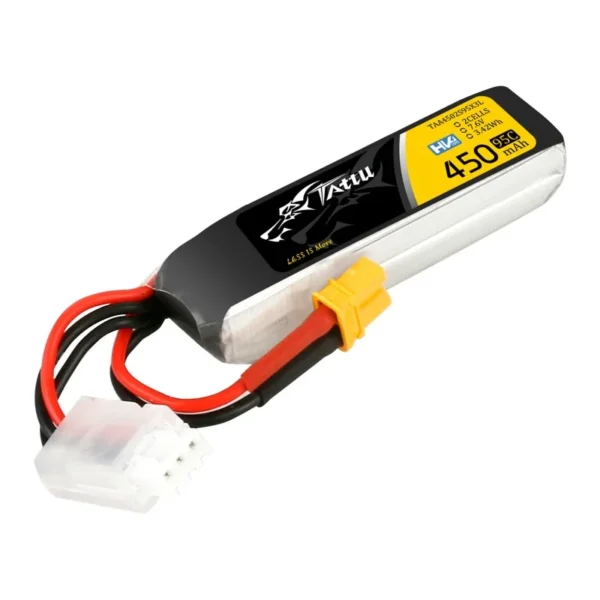 Batería Tattu 450mah 2S 7.6V HV 95C LiPo XT30