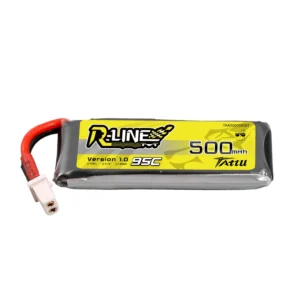 Tattu R-Line 500mAh 95C 1S LiPo com BT2.0 — Para BetaFPV Air65, Air75 e Tinywhoops