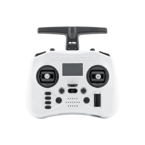 RadioMaster Pocket - Radio Control de bolsillo ExpressLRS (WHITE)FCC + 2 Baterías 18650