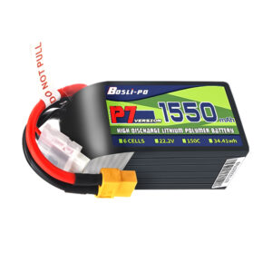 Batería LiPo 6S 1550mAh 150C BosLipo P7 XT60 FPV