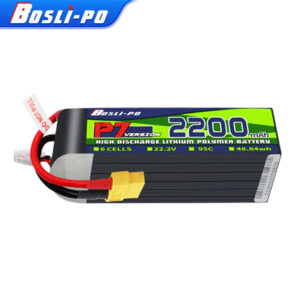 Bateria LiPo 6S 2200mAh 95C BosLipo P7 XT60 Cinematic FPV | IHA Race