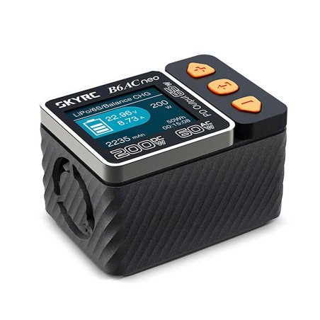 Cargador SkyRC B6AC Neo LiPo 1-6S 200W CC 60W CA GaN USB-C FPV RC
