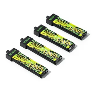 Pack 4 Baterías BETAFPV LAVA II 1S 480mAh 95C BT2.0